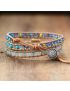 Square Opal Healing Wrap Bracelet