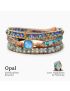 Square Opal Healing Wrap Bracelet
