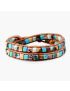 Celestial Natural Stone Leather Bracelet