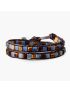 Celestial Natural Stone Leather Bracelet