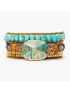 Turquoise Calming Energy Wrap Bracelet