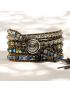 Onyx Moonlight Protection Wrap Bracelet