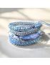 Healing Topaz Queen Silver Wrap Bracelet