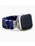 Dark Navy Tibetan Jasper Stretch Apple Watch Strap