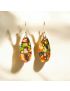 Intense Jasper Teardrop Earrings