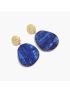 Lapis Lazuli Protection Drop Earrings