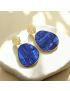Lapis Lazuli Protection Drop Earrings