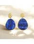 Lapis Lazuli Protection Drop Earrings