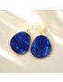 Lapis Lazuli Protection Drop Earrings