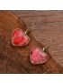 Red Heart Jasper Drop Earrings