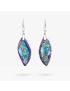 Jasper Leaf Dangle Earrings