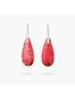 Red Imperial Jasper Teardrop Earrings