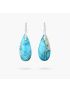 Turquoise Jasper Protection Drop Earrings