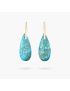 Turquoise Jasper Protection Drop Earrings