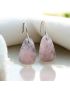 Rose Quartz Protection Drop Earrings