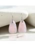 Rose Quartz Protection Drop Earrings