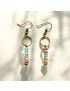 Natural Stone Jasper Earrings