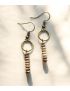 Natural Stone Jasper Earrings