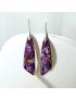Purple Jasper Hook Earrings