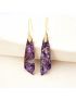 Purple Jasper Hook Earrings