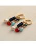 Amazonite & Agate Mix Drop Earrings