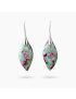 Rosy Reef Leaves Jasper Earrings