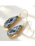 Natural Agate Dangle Earrings