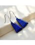 Lapis Lazuli Geometric Drop Earrings