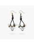 Pearls & Labradorite Leather Earrings