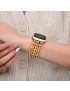 Golden Demure Stretch Apple Watch Strap
