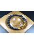 Mens Gift - Matte Black Onyx and Tiger Eye Bracelet - Mens Jewelry - Stretch Bracelet - Mens Bead Bracelet - Heal Bracelet - 8mm beads