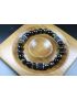 Black Obsidian with Cube Lava Bracelet - Bracelet - Jewelry - Bead Bracelet - Heal Bracelet - 8mm beads