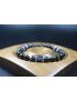 Black Obsidian with Cube Lava Bracelet - Bracelet - Jewelry - Bead Bracelet - Heal Bracelet - 8mm beads