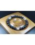 Anxiety Relief Bracelet - Matte Black Onyx with Rare Wooden Opal Bracelet - Lucky Bracelet - Popular Gift - 8mm beads