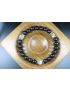 Anxiety Relief Bracelet - Matte Black Onyx with Rare Wooden Opal Bracelet - Lucky Bracelet - Popular Gift - 8mm beads