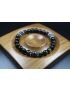 Black Obsidian Larvikite Bracelet - Bracelet for Men and Women - Stretch Bracelet - Healing Bracelet - Yoga Bracelet - 8mm beads