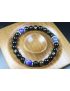 Black Obsidian and Blue Lapis Lazuli Bracelet - Men Bracelet - Men Jewelry - Men Bead Bracelet - Gemstone Bracelet - Heal Bracelet 8mm beads