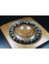 Larvikite with Cube Lava Balance Bracelet - Meditation Bracelet - Stretch Bracelet - Healing Bracelet - 8mm beads