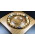 Sand Jasper with Wood Bracelet - Men Bracelet - Men Jewelry - Stretch Bracelet - Men Bead Bracelet - Heal Bracelet 8mm beads