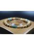 Sand Jasper with Jade Bracelet - Mala Bracelet - Jewelry - Stretch Bracelet - Meditation Bracelet - Yoga Bracelet - Heal Bracelet-8mm