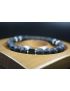 Black Lava, Cube Lava Bracelet - Man Jewelry - Stretch Bracelet - Man Bead Bracelet - Heal Bracelet - Lava Rock Bracelet - 8mm beads