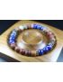 Matte Picasso and Lapis Lazuli Bracelet - Man Jewelry-Stretch Bracelet-Man Bead Bracelet - Heal Bracelet- Matte Picasso Bracelet - 8mm beads
