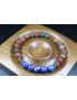 Matte Picasso and Lapis Lazuli Bracelet - Man Jewelry-Stretch Bracelet-Man Bead Bracelet - Heal Bracelet- Matte Picasso Bracelet 