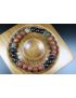 Matte Picasso and Matte Black Onyx Bracelet - Men Bracelet - Men Jewelry - Stretch Bracelet - Men Bead Bracelet - Heal Bracelet 8mm beads