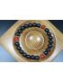 Anxiety Relief Bracelet - Matte Black Onyx with Orange dragon agate Bracelet - Lucky Bracelet - Popular Gift - 8mm beads