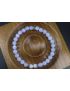 Blue Lace Agate & Moonstone Bracelet (6mm Beads)/Anxiety, Calming