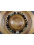 Elastic/Stretch Bracelet with Natural 6mm Black Tourmaline, Black Onyx, Obsidian, Smoky Quartz, Labradorite & Clear Quartz with or without Metal Spacers