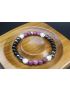 Lepidolite, Hematite, Black Tourmaline, Moonstone Bracelet (6mm Beads)/Emotional Healing, Depression, Insomnia, New Beginnings, Anxiety