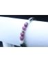 Lepidolite, Hematite, Black Tourmaline, Moonstone Bracelet (6mm Beads)/Emotional Healing, Depression, Insomnia, New Beginnings, Anxiety