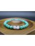 Amazonite & Moonstone Bracelet (6mm Beads)/Soothing, Positive Energy, Anxiety